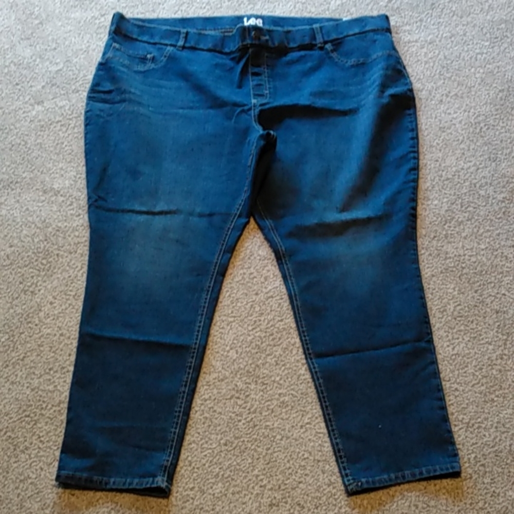 Lee faded straight leg jeans
